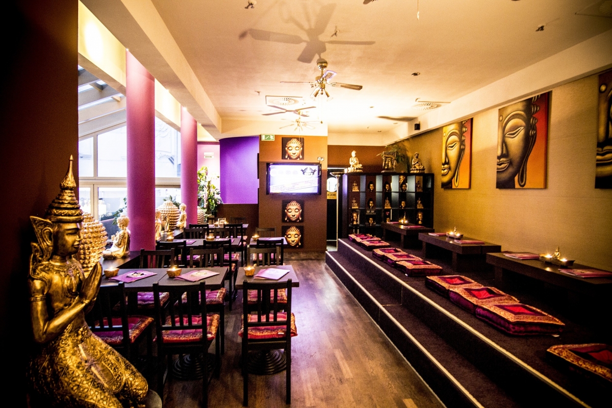 Decoración para restaurantes estilo asiático