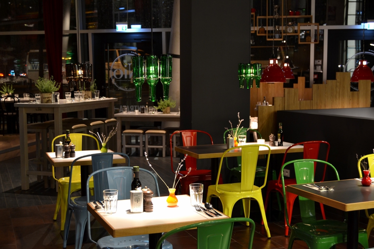 Decoración para restaurantes estilo vintage