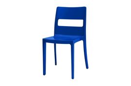 Silla de diseño azul oscuro sia