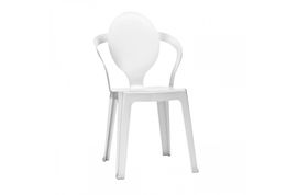 Silla de diseño blanca spoon