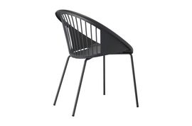 silla de diseño para hosteleria Giulia antracita pintada