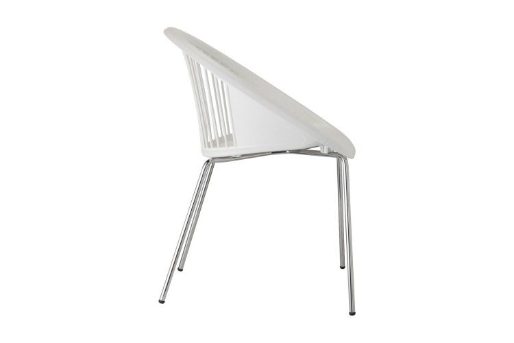 silla de diseño para hosteleria Giulia blanca