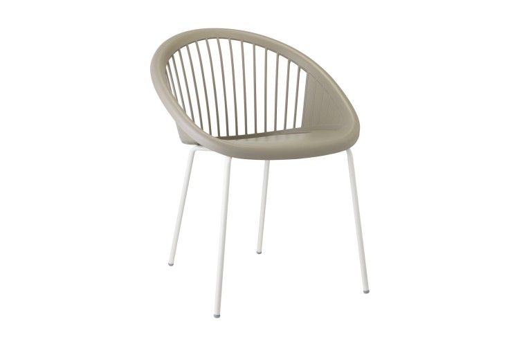 silla de diseño para hosteleria Giulia tortora pintada