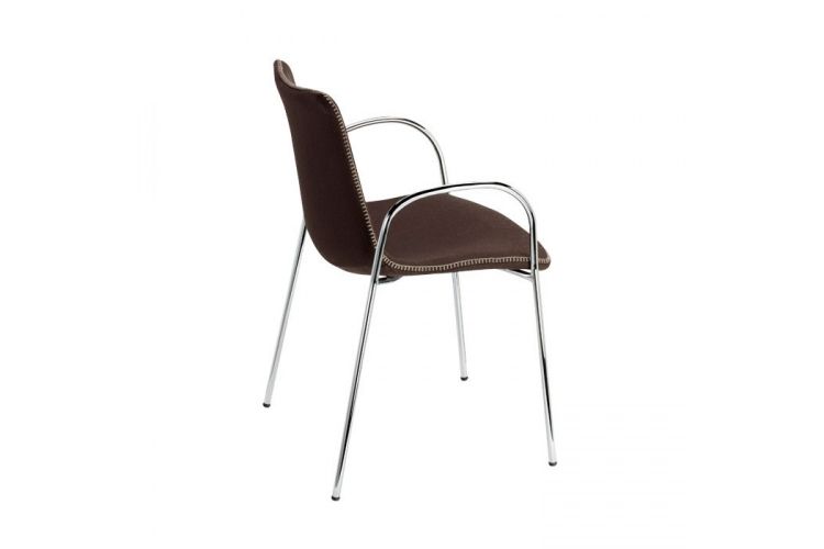 Silla de diseño Zebra Pop Arms marron