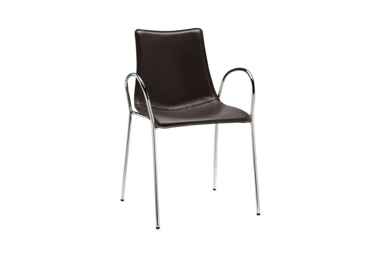Silla de diseño Zebra Pop Arms negra