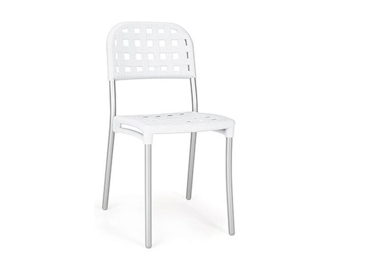 Silla exterior alaska blanca