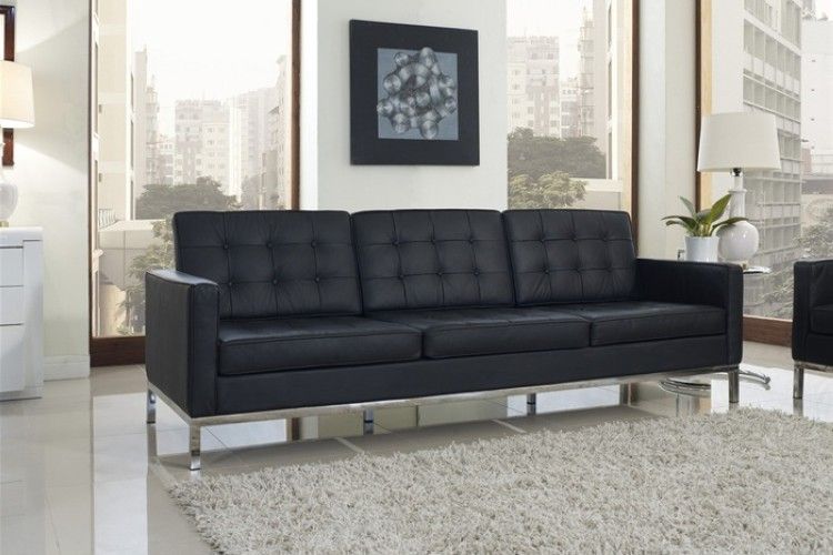 sofa hotel 3 plazas similpiel blanca