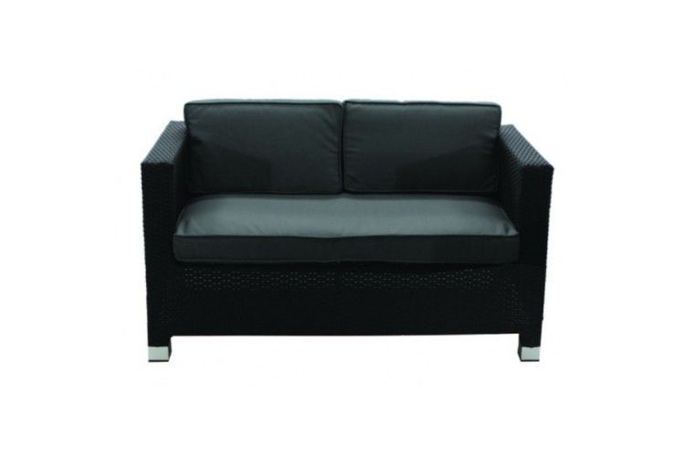 Sofá rattan negro Congo